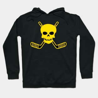 SKULL AND CROSSED HOCKEY STICKS Hoodie